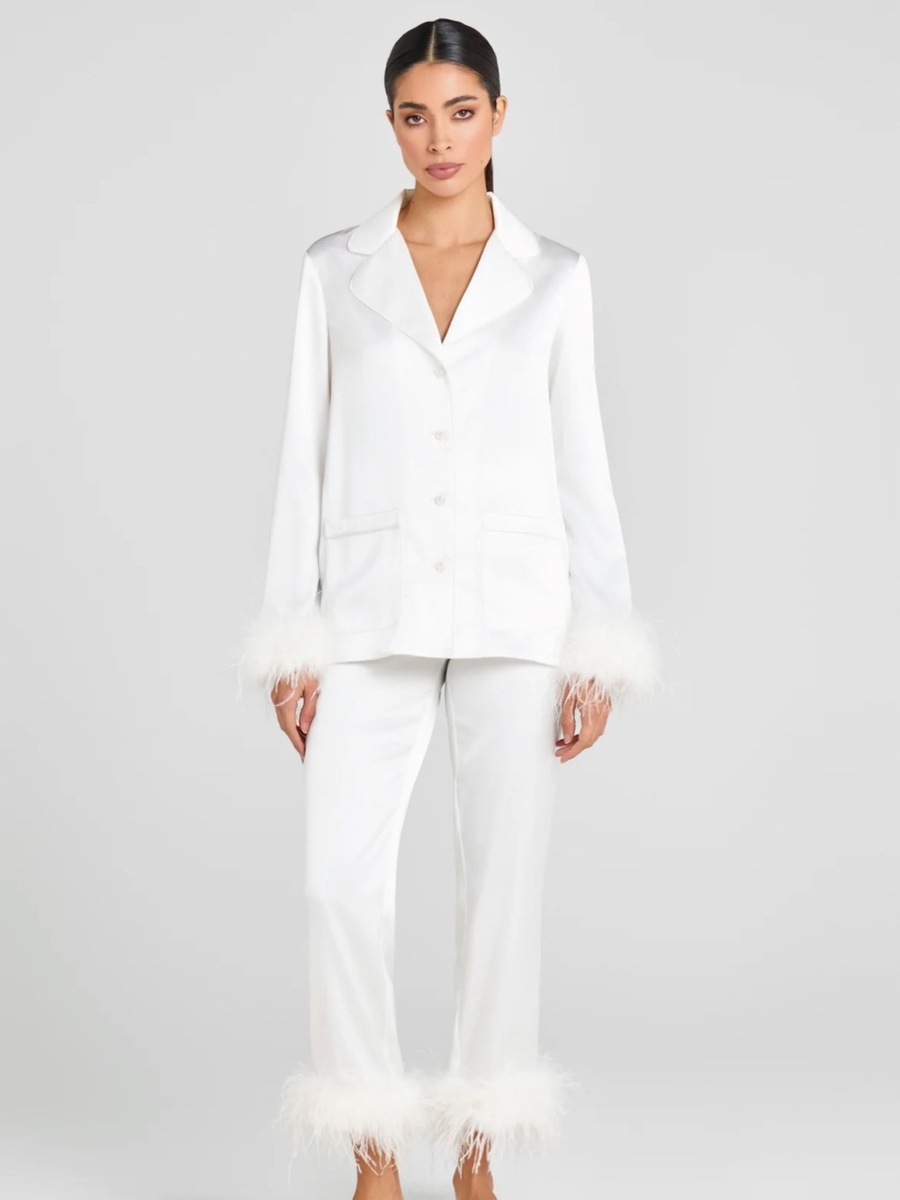 Nadine Merabi DARCIE WHITE PAJAMAS